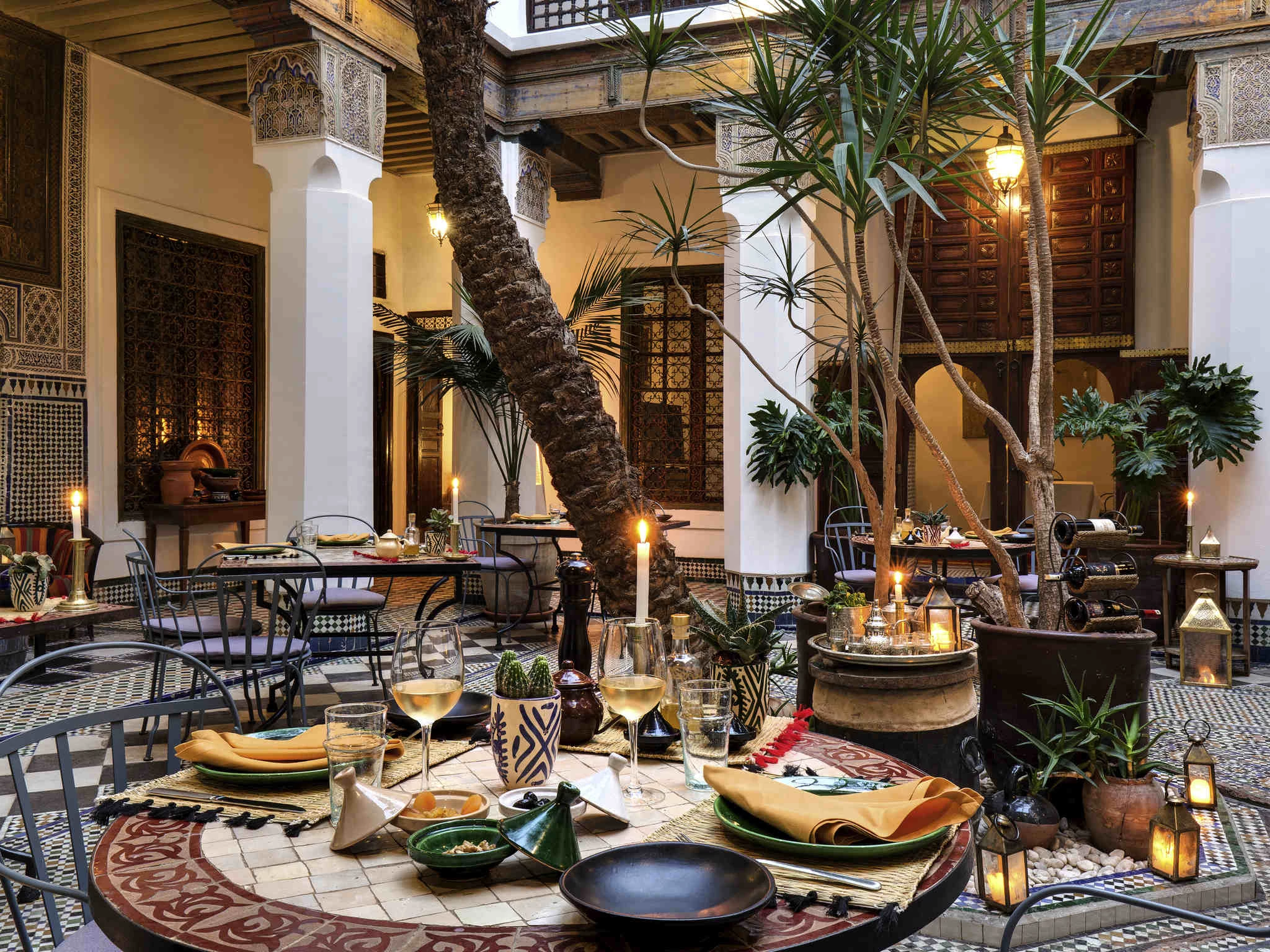 Dîner dans un Riad