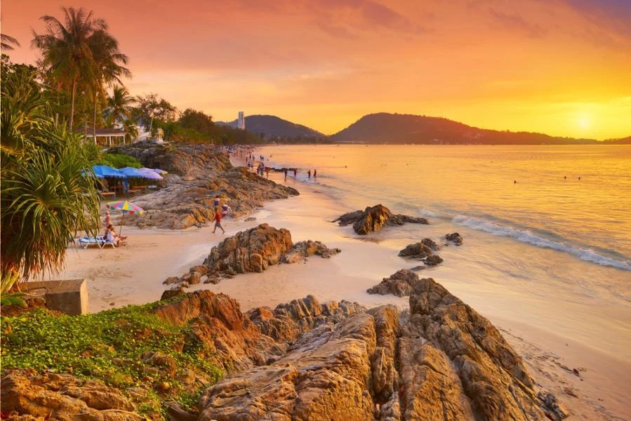 La plage Patong